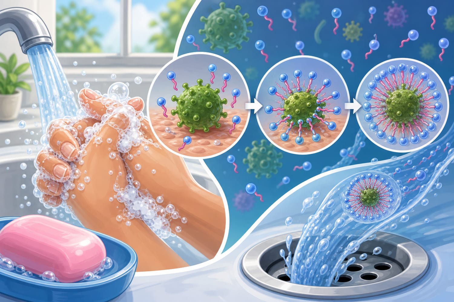 Explain it: How Does Soap Kill Germs?